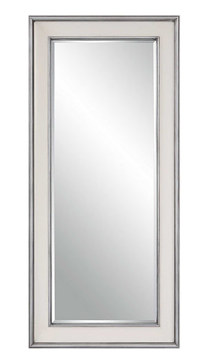 Metallic Trim Leaner Mirror