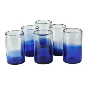 Ombre Series  - Rocks Glass Blue