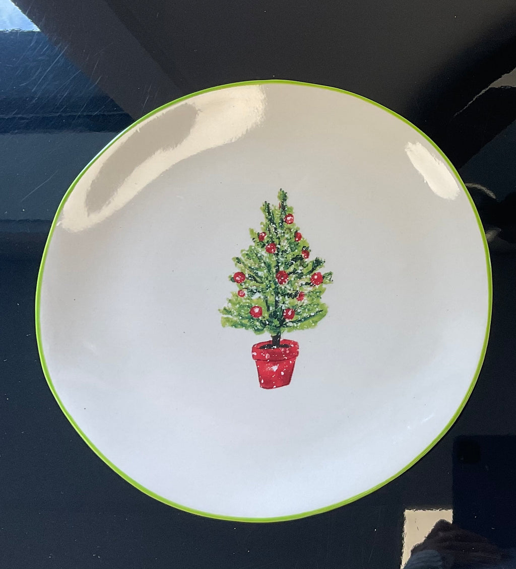 Christmas Tree Dinner Plate