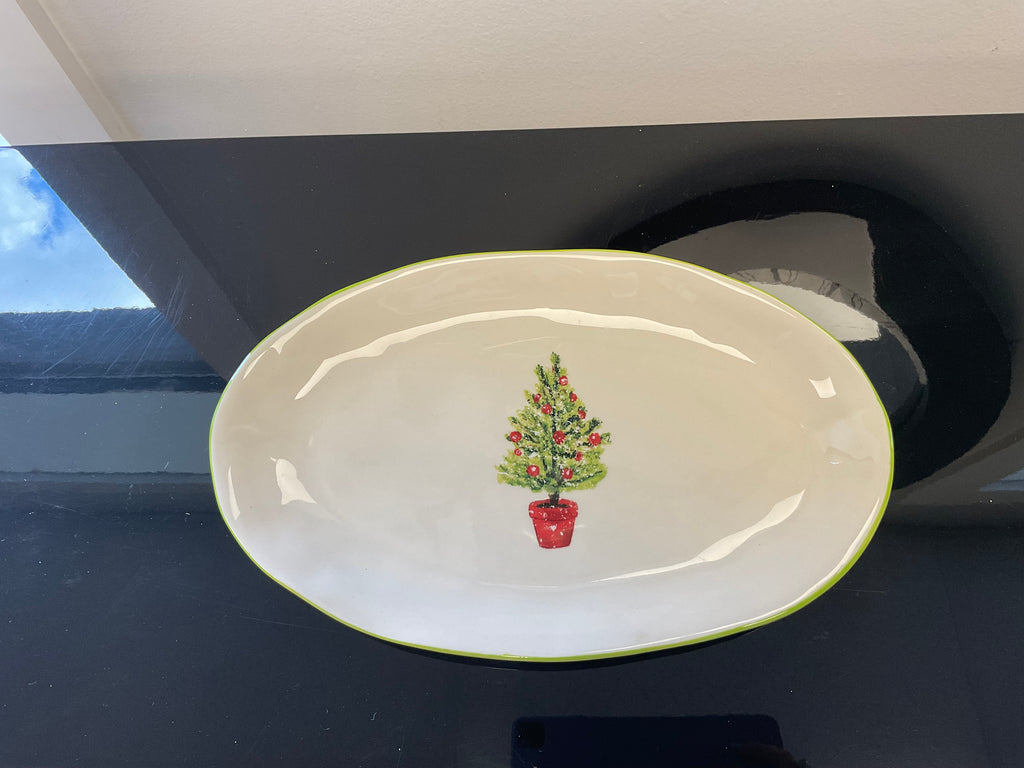 Christmas Tree Platter