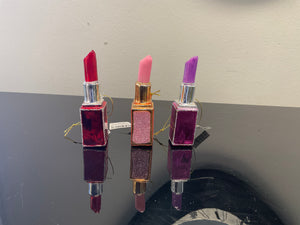 Lipstick ornaments