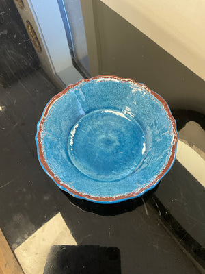 7.5” Cereal Bowl - Anitqua Blue