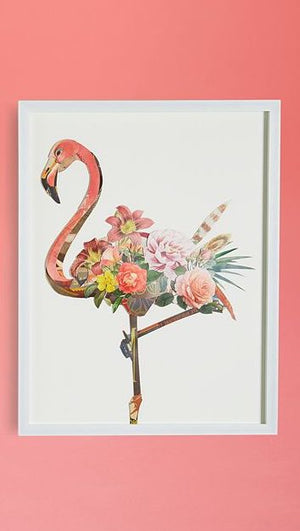 Twos Company Flamingo Wall Art