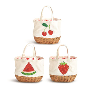Basket Bag with Fruit