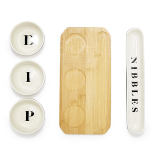 Two's Company® Dip and Nibbles 5-Piece Condiment Serving Set