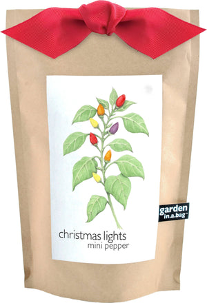 Garden in a Bag | Christmas Lights Peppers
