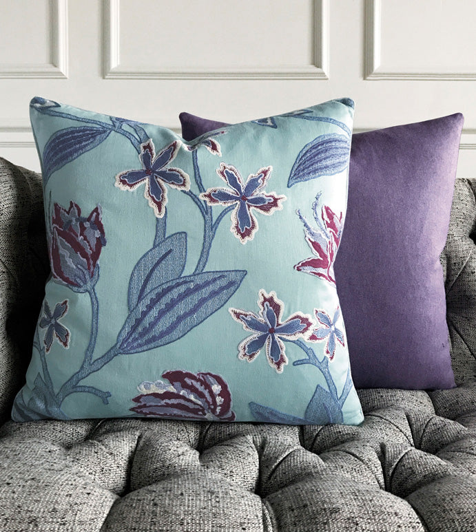 Vincent Lilac Decorative Pillow 22x22