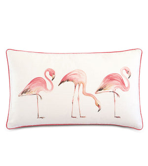 Pink Flamingo Outdoor Pillow