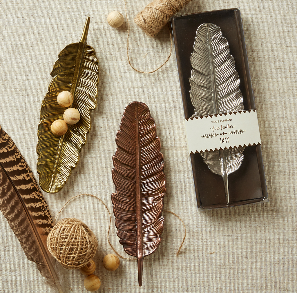 Assorted Feather Tray