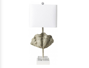 Adria Table Lamp - White Shell