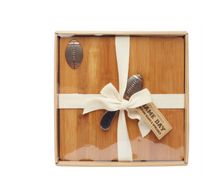 Twos Company Football Cutting Board