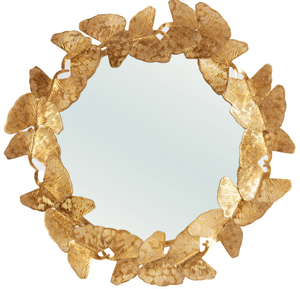 Tozai Gingko Leaf Wall Mirror