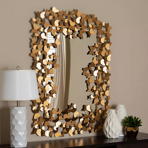 Tozai Golden Butterfly Galore Wall Mirror