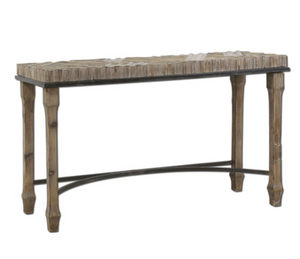 Tehama Weathered Fir Wood Console Table