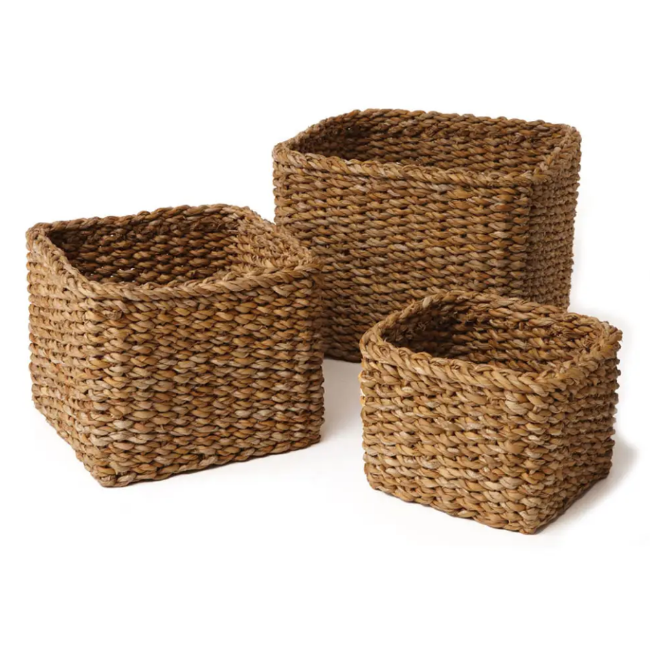 Seagrass Mini Square Baskets