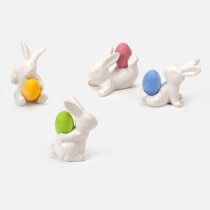 Little Porcelain Bunny with Egg